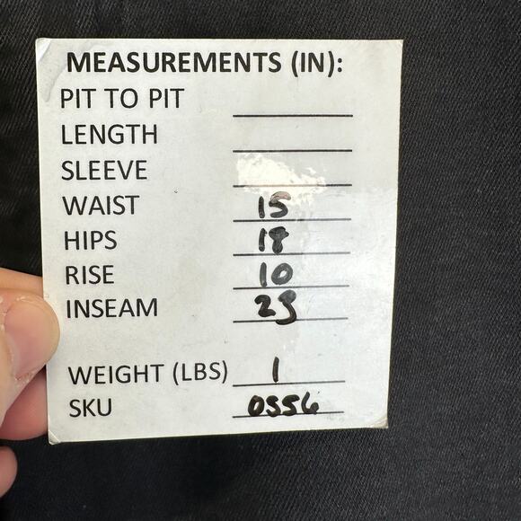 Pilcro Letterpress Anthropologie Black Crop Embellished Jeans Womens Size 29 - Picture 16 of 16